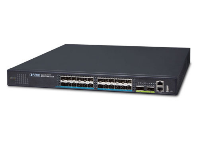 Planet Layer 2+ 24-Port 10G SFP+ + 2-Port 40G QSFP+ Stackable Managed Switch Network Switch Planet