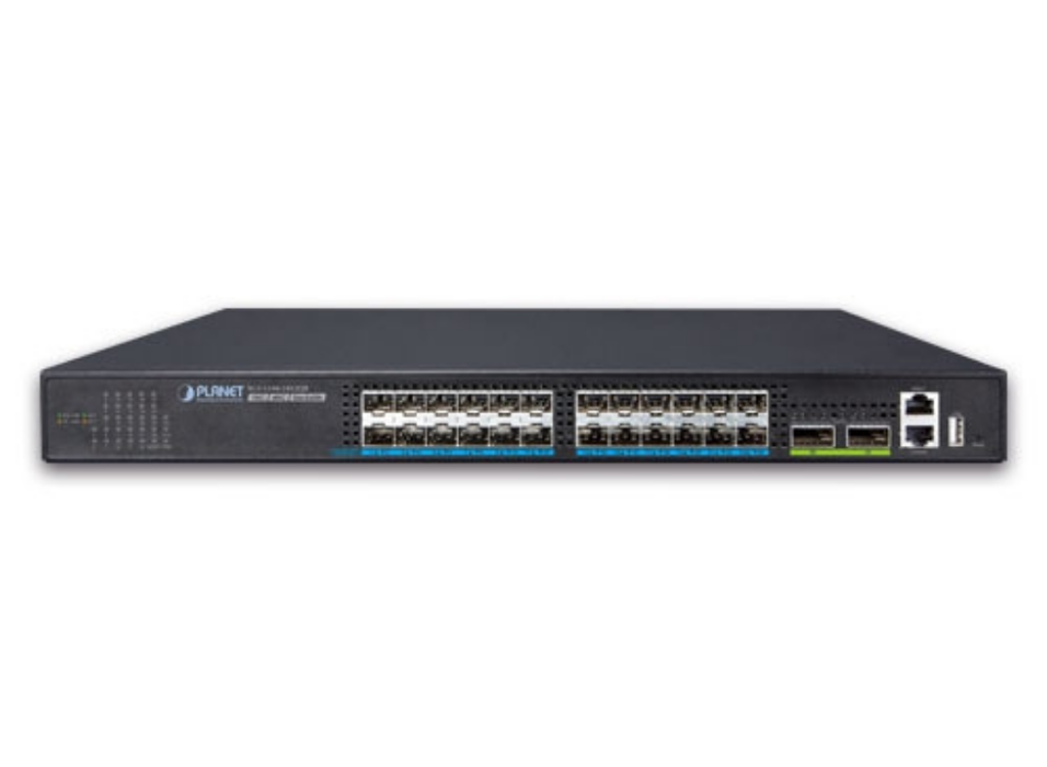 Planet Layer 2+ 24-Port 10G SFP+ + 2-Port 40G QSFP+ Stackable Managed Switch Planet Network Switches Planet
