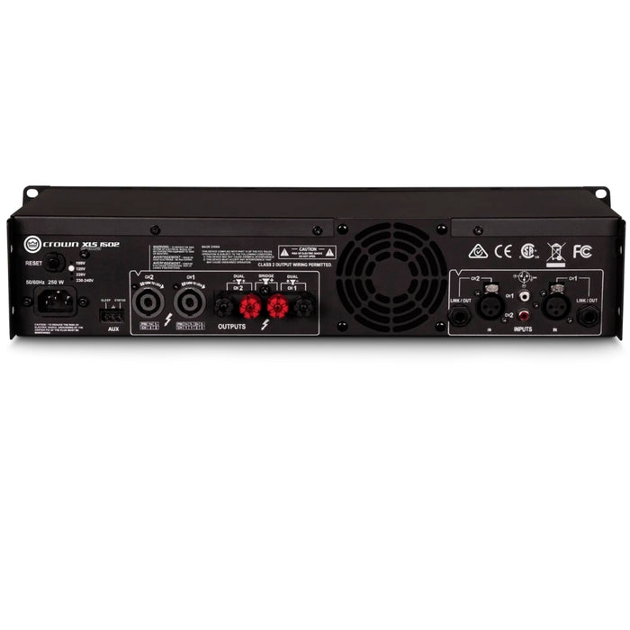 Crown XLS 1502 DriveCore 2 Series Power Amplifier Audio Amplifier Crown