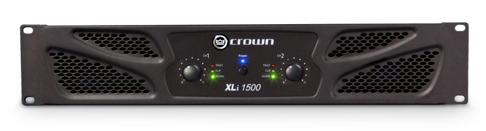 Crown XLi 1500 Two-channel, 450W @ 4Ω Power Amplifier Audio Amplifier Crown