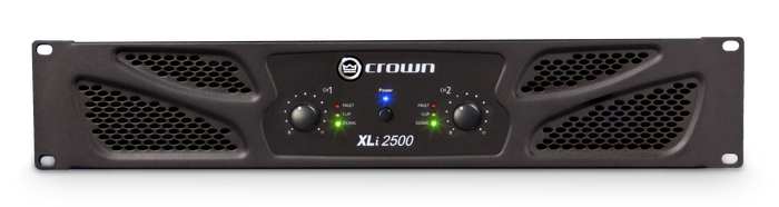 Crown XLi 2500 Two-Channel, 750W @ 4Ω Power Amplifier Audio Amplifier Crown