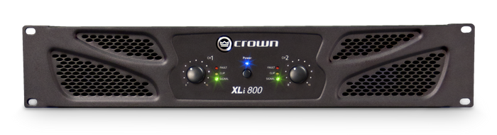 Crown XLi 800 Two-channel, 300W @ 4Ω Power Amplifier Audio Amplifier Crown