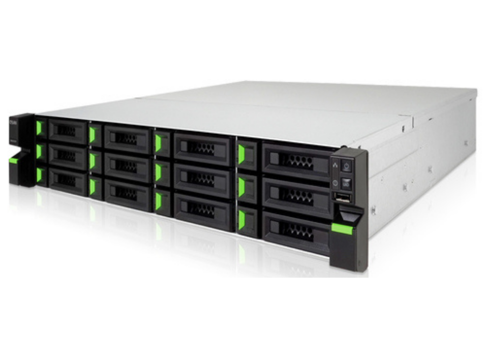 Qsan Origin Storage Xcube Rackmount 2U 12 + 6 Bay with Intel 2.9GHz Dual-Core Processor 8Gb DDR4 U-DIMM (Max 64GB) with 8 x Enterprise SATA 8TB NAS | XN5012RE/64TB Qsan NAS & Storage Servers Qsan