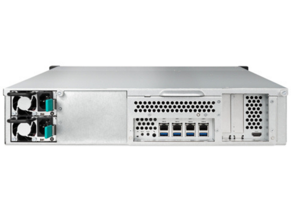 Qsan Origin Storage Xcube Rackmount 2U 12 + 6 Bay with Intel 2.9GHz Dual-Core Processor 8Gb DDR4 U-DIMM (Max 64GB) with 8 x Enterprise SATA 8TB NAS | XN5012RE/64TB Qsan NAS & Storage Servers Qsan