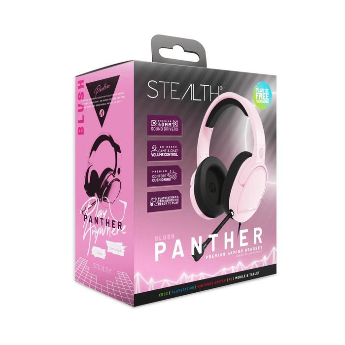 Stealth Multi-Platform Wired Gaming Headset | XP-PANTHER-BSH Headset Stealth
