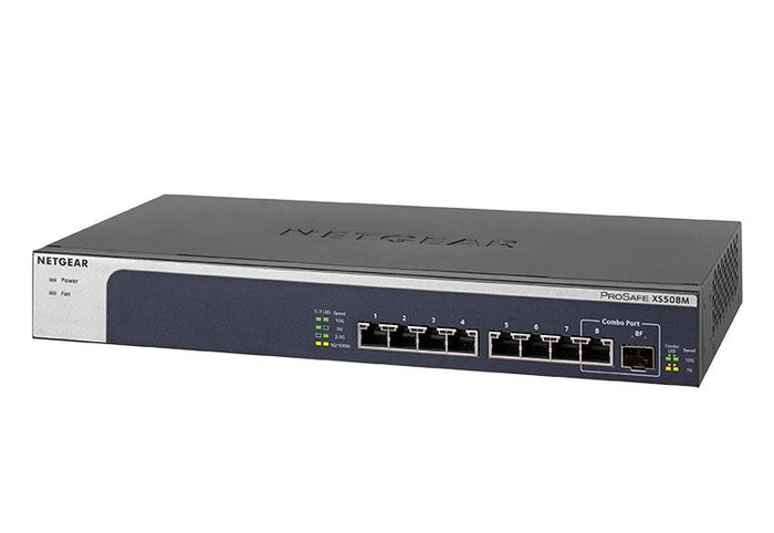 Netgear XS508M-100EUS 8-port, 5-speed Unmanaged Switch 10-Gigabit/Multi-Gigabit Network Switch Netgear