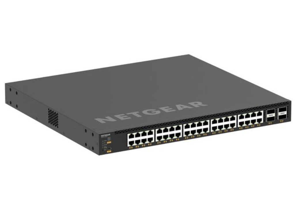 Netgear 40-Port Managed L3 Switch with 10G Ethernet & PoE, 1U Rack Mount | XSM4344C-100NES Network Switch Netgear