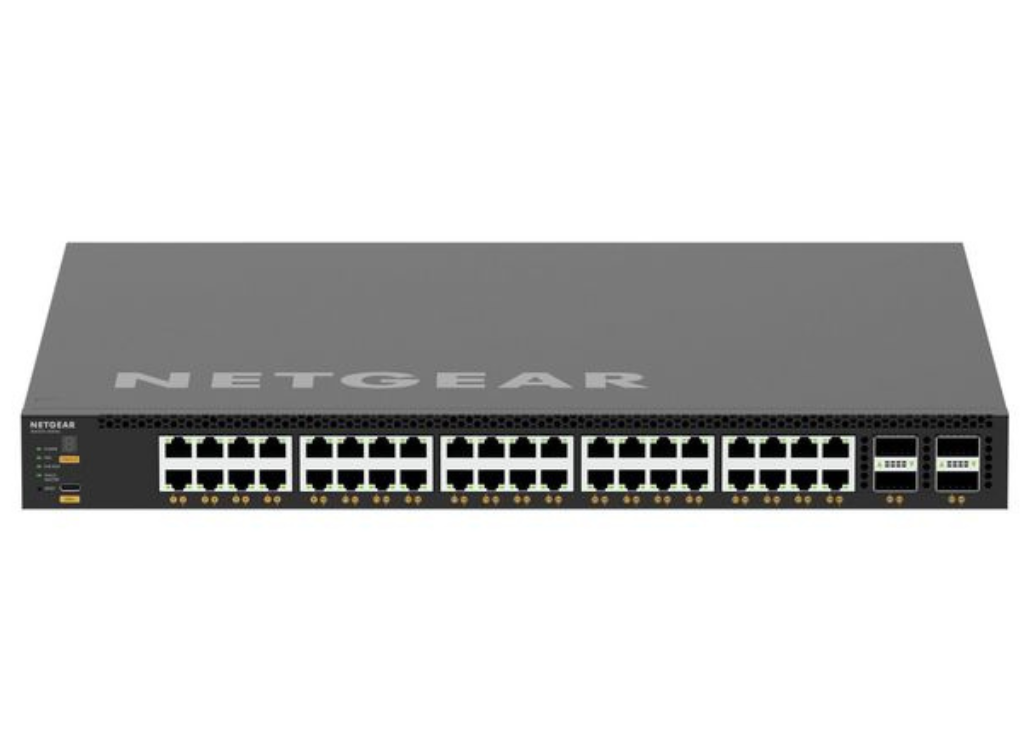 Netgear 40-Port Managed L3 Switch with 10G Ethernet & PoE, 1U Rack Mount | XSM4344C-100NES Network Switch Netgear