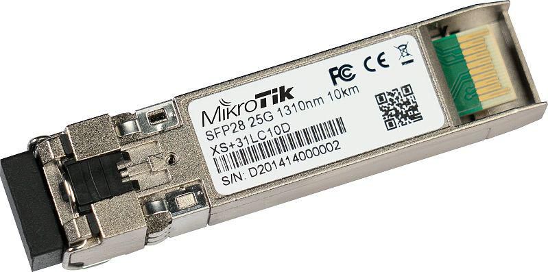 MikroTik 25G SFP28 10km Dual LC 1310 nm Fiber Transceiver | XS+31LC10D Network Transceiver MikroTik
