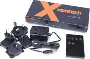 Xantech HDMI 4K 2x1 Switcher with Audio Breakout and EDID Management | XT-SW21-4K18G Video Switch Xantech