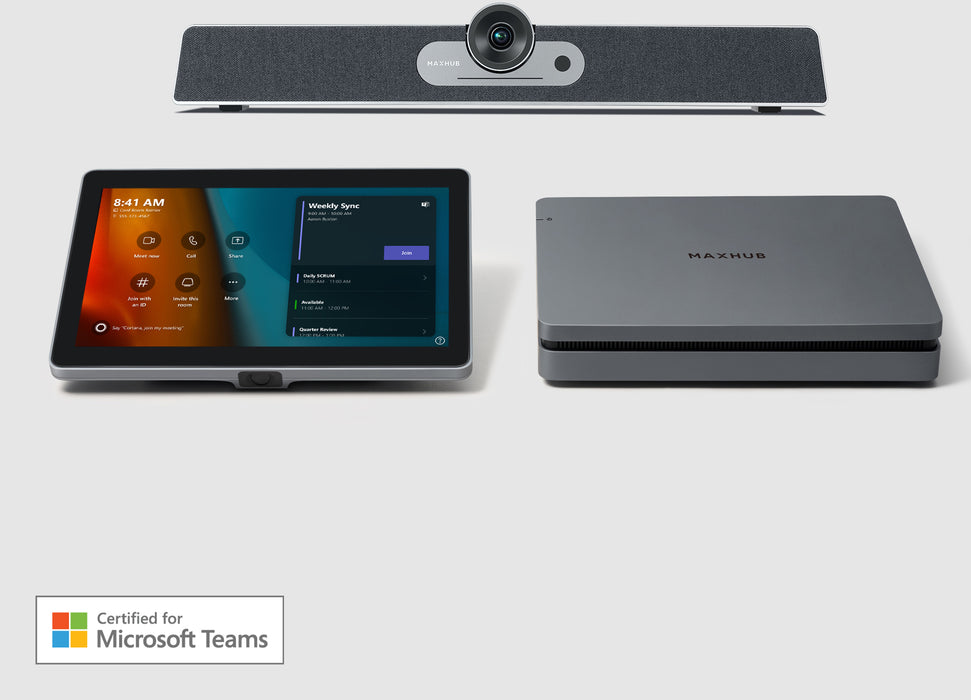 MAXHUB XT10-VB Windows 11 Powered Kit Certified for Microsoft Teams Rooms - XT10-VB Kit