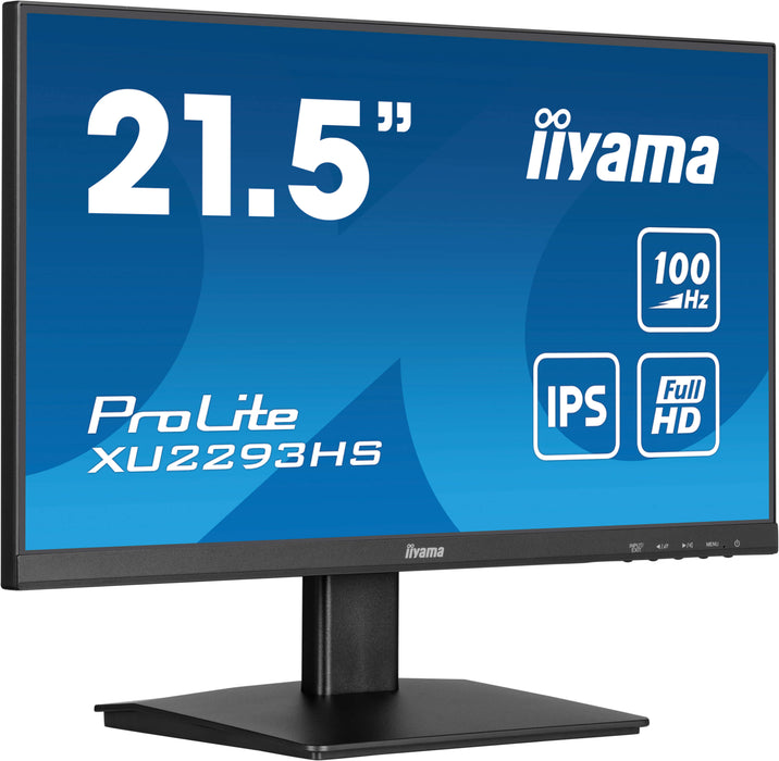 iiyama ProLite XU2293HS-B6 21.5" 100Hz 1ms IPS Full HD Desktop Monitor