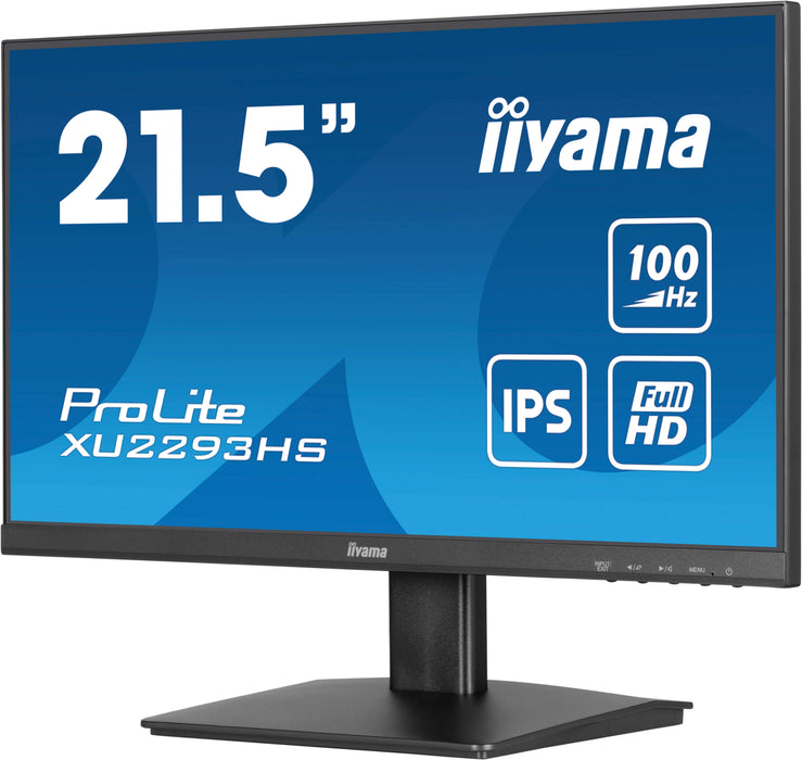 iiyama ProLite XU2293HS-B6 21.5" 100Hz 1ms IPS Full HD Desktop Monitor