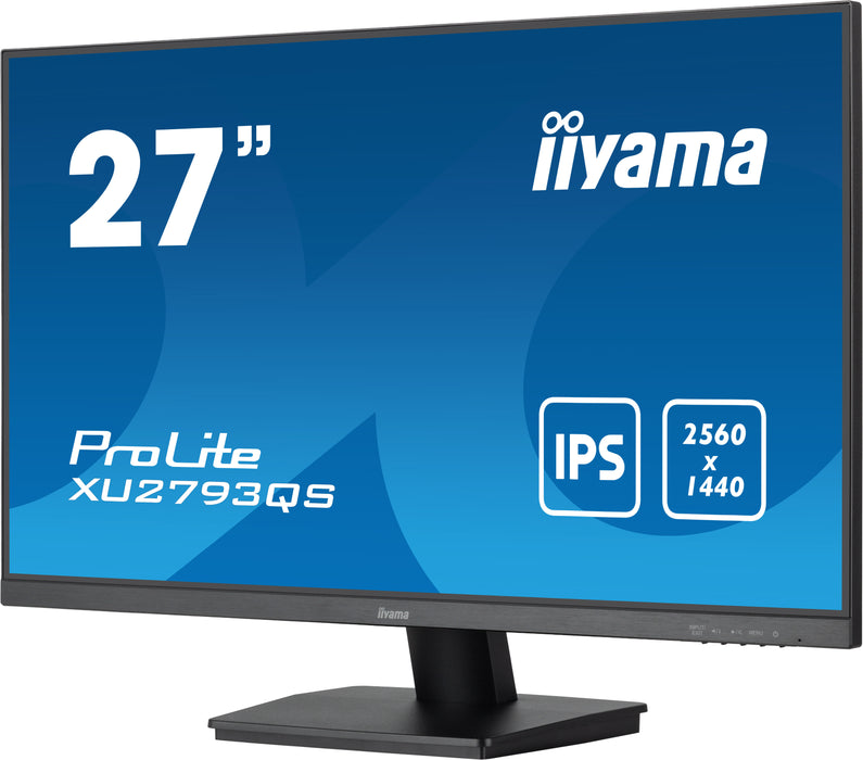 iiyama ProLite XU2793QS-B6 27" WQHD 100Hz 1ms Desktop Monitor