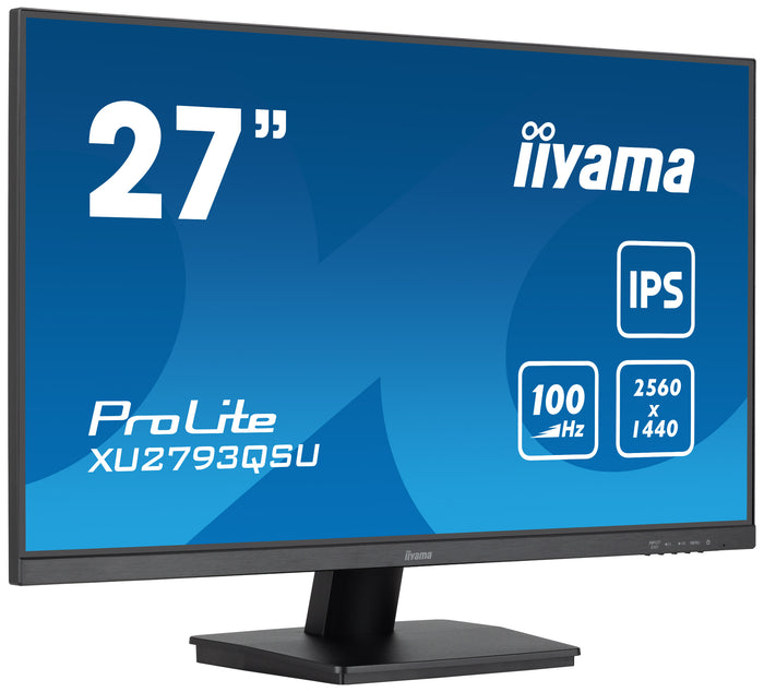 iiyama ProLite XU2793QSU-B6 27" WQHD IPS 100Hz Desktop Monitor Desktop Monitor iiyama