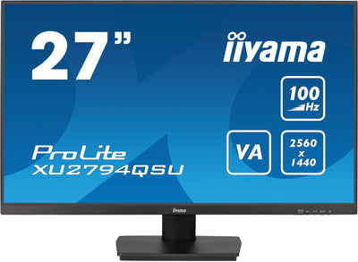 iiyama ProLite XU2794QSU-B6 27" WQHD 100Hz Monitor Desktop Monitor iiyama