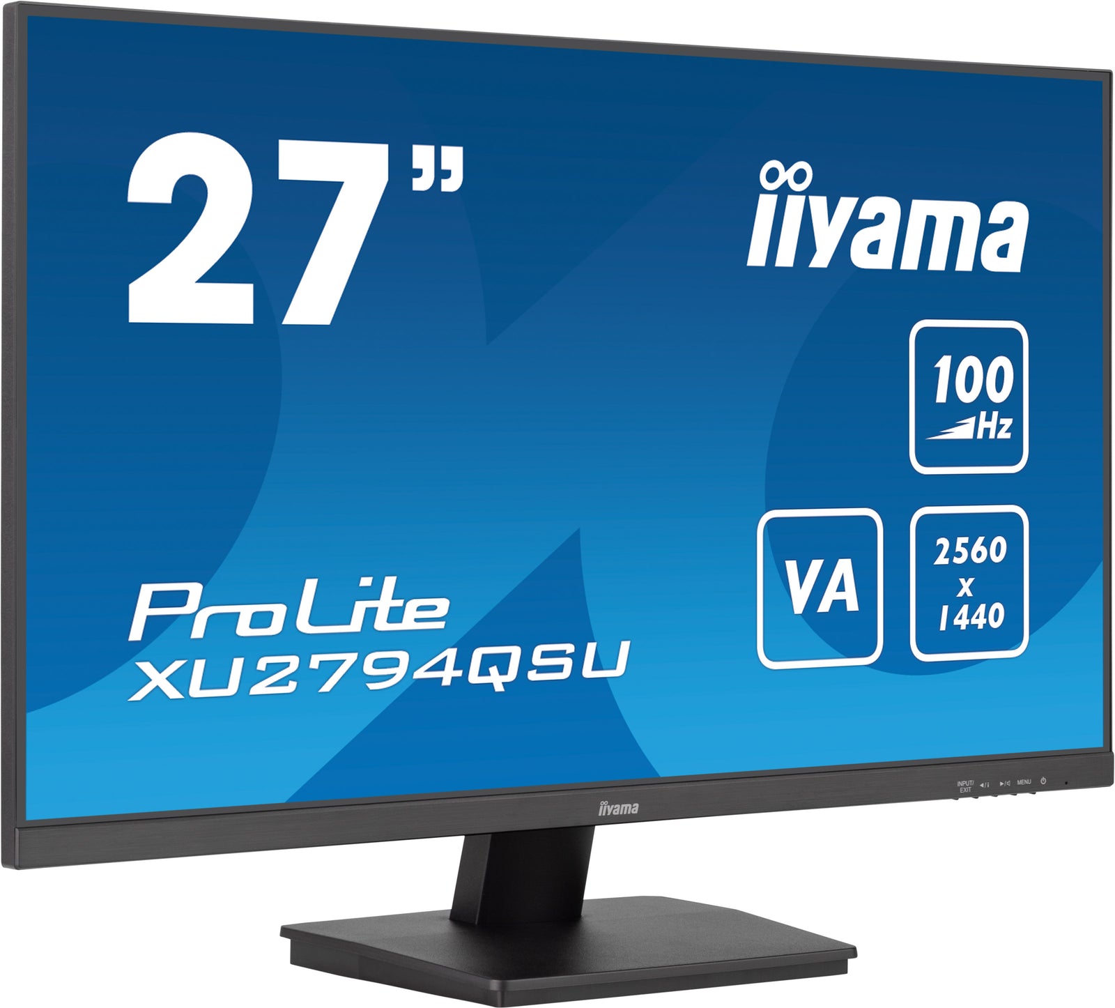 iiyama ProLite XU2794QSU-B6 27" WQHD 100Hz Monitor Desktop Monitor iiyama