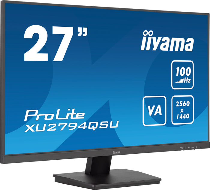 iiyama ProLite XU2794QSU-B6 27" WQHD 100Hz Monitor Desktop Monitor iiyama