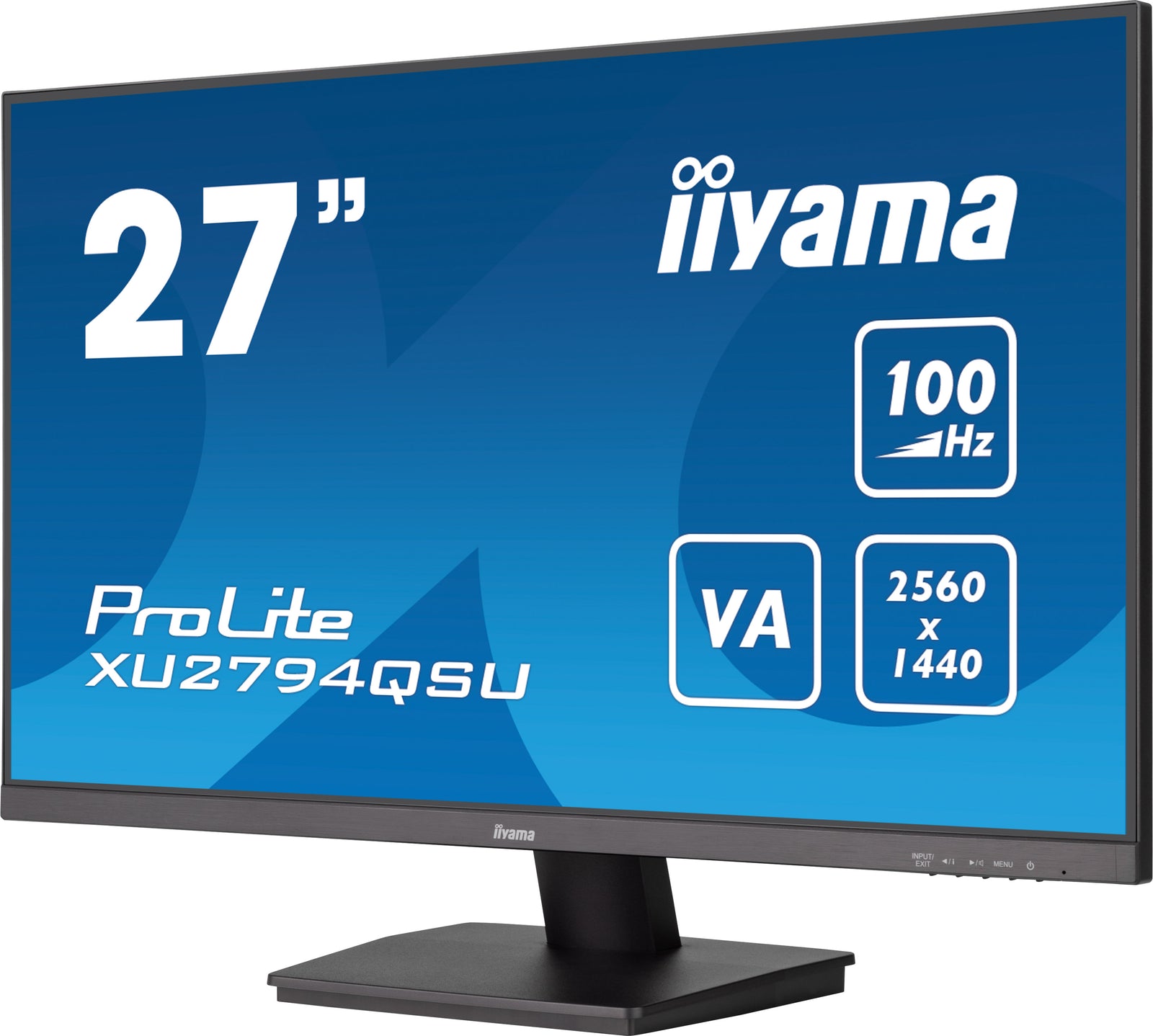 iiyama ProLite XU2794QSU-B6 27" WQHD 100Hz Monitor Desktop Monitor iiyama