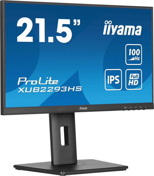 iiyama ProLite XUB2293HS-B6 21.5" 100Hz 1ms Full HD Desktop Monitor