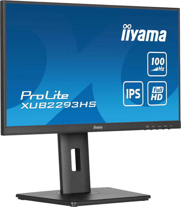 iiyama ProLite XUB2293HS-B6 21.5" 100Hz 1ms Full HD Desktop Monitor