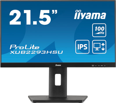 iiyama ProLite XUB2293HSU-B6 21.5" IPS 100Hz Full HD Computer Monitor Desktop Monitor iiyama