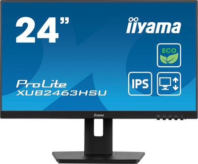 iiyama ProLite XUB2463HSU-B1 24" IPS Full HD 100Hz Desktop Monitors Desktop Monitor iiyama
