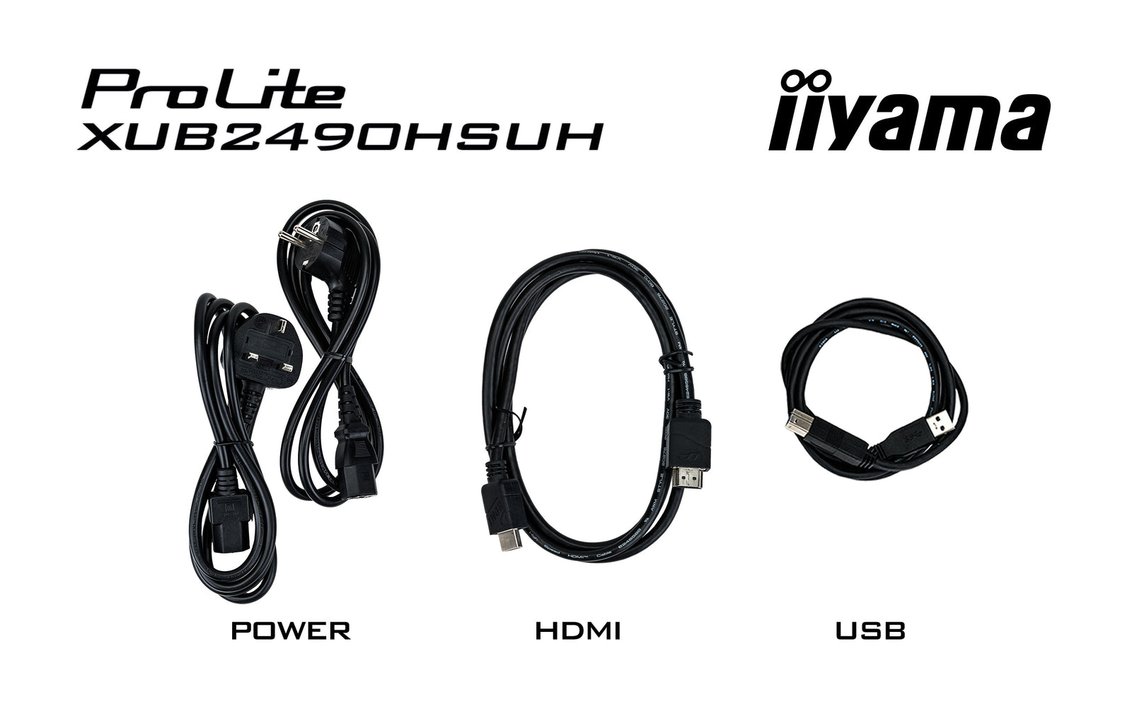 iiyama ProLite XUB2490HSUH-B2 24" 100Hz Full HD IPS Monitor Desktop Monitor iiyama