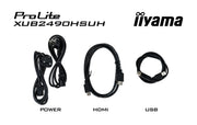 iiyama ProLite XUB2490HSUH-B2 24" 100Hz Full HD IPS Monitor Desktop Monitor iiyama