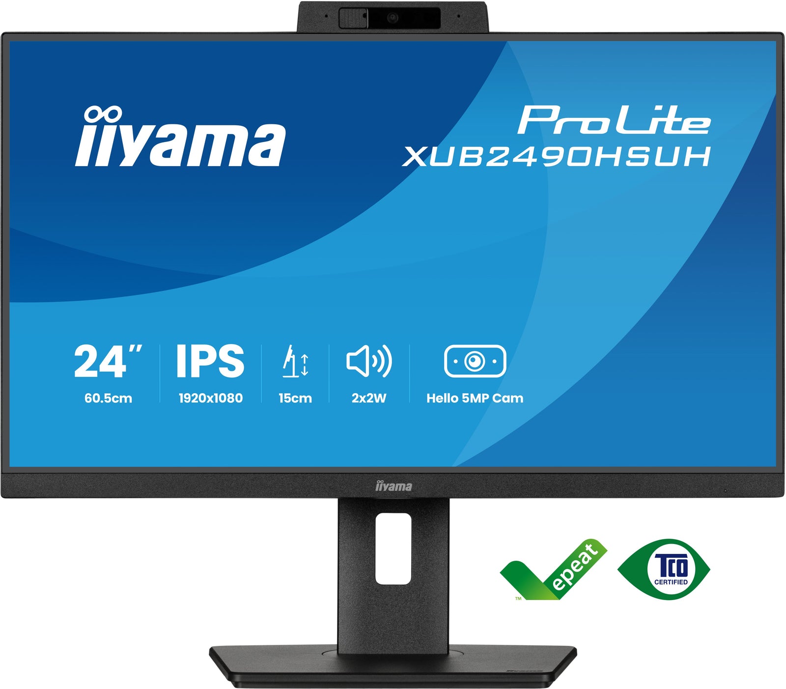 iiyama ProLite XUB2490HSUH-B2 24" 100Hz Full HD IPS Monitor Desktop Monitor iiyama
