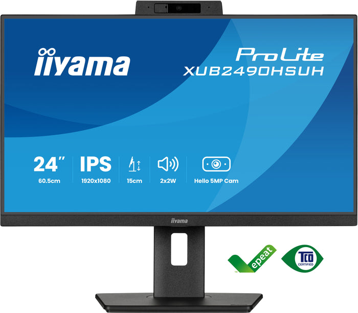 iiyama ProLite XUB2490HSUH-B2 24" 100Hz Full HD IPS Monitor Desktop Monitor iiyama