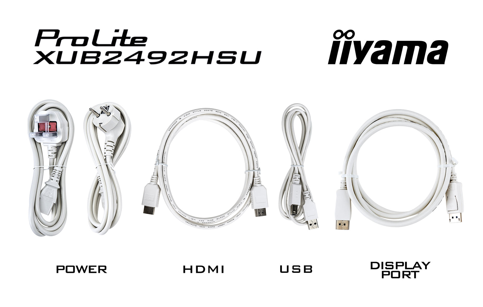 iiyama ProLite XUB2492HSU-W6 24" IPS 100Hz Full HD Desktop Monitor Desktop Monitor iiyama