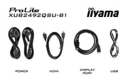 iiyama ProLite XUB2492QSU-B1 24" IPS 100Hz WQHD Desktop Monitor Desktop Monitor iiyama