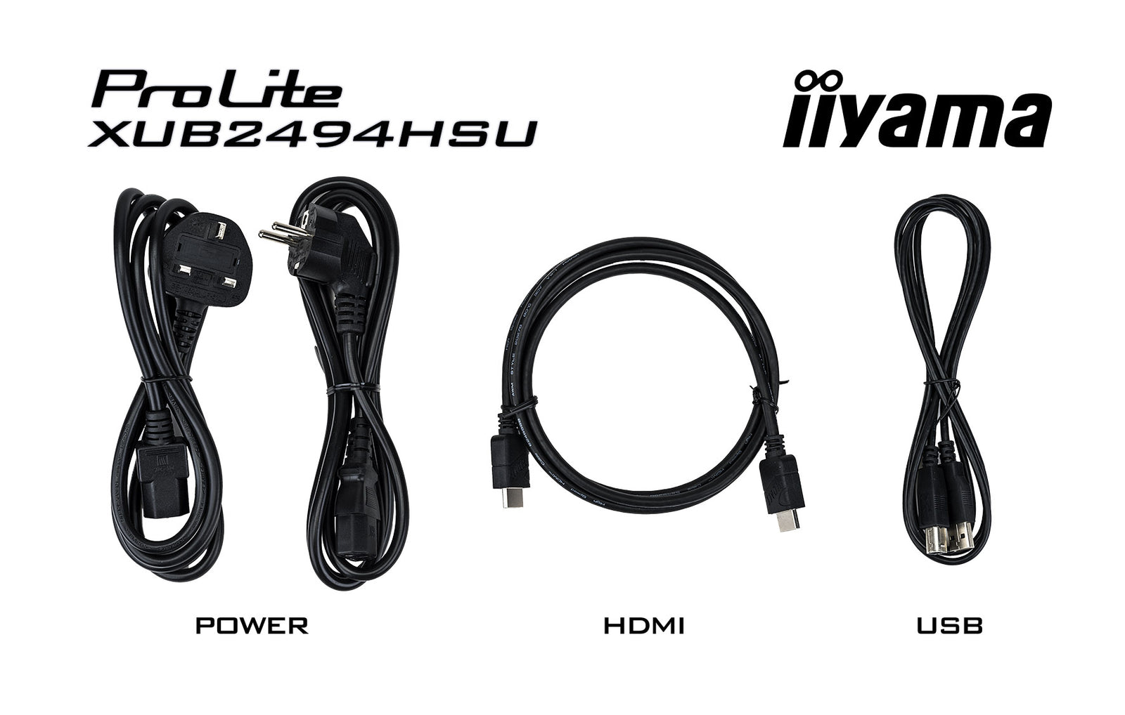 iiyama ProLite XUB2494HSU-B6 24" Full HD 100Hz Monitor Desktop Monitor iiyama