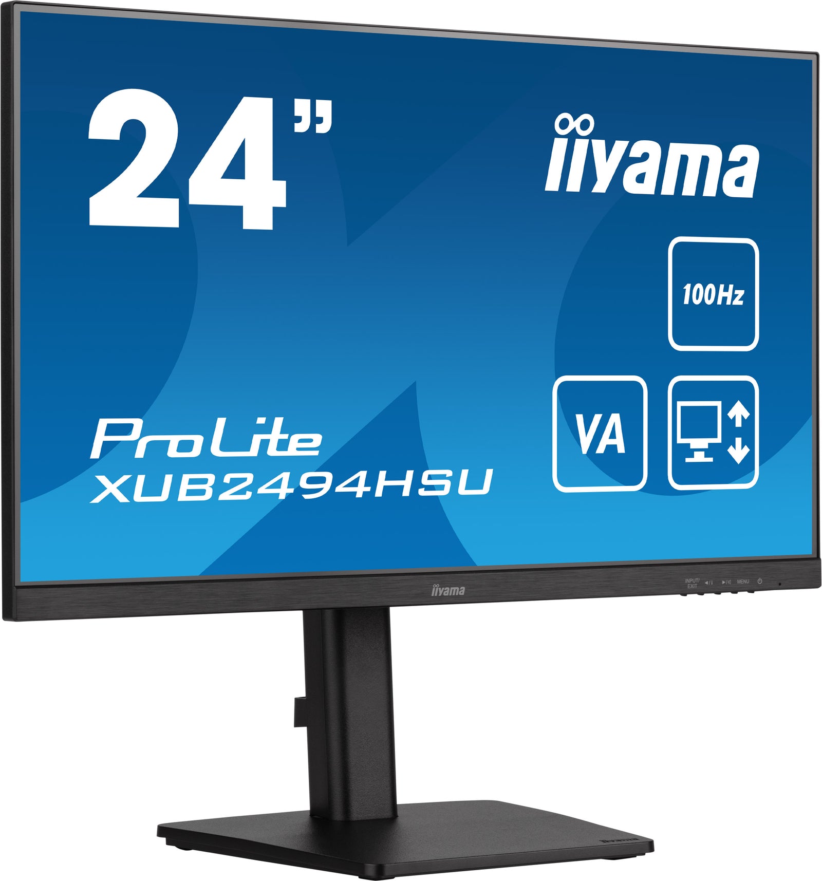 iiyama ProLite XUB2494HSU-B6 24" Full HD 100Hz Monitor Desktop Monitor iiyama