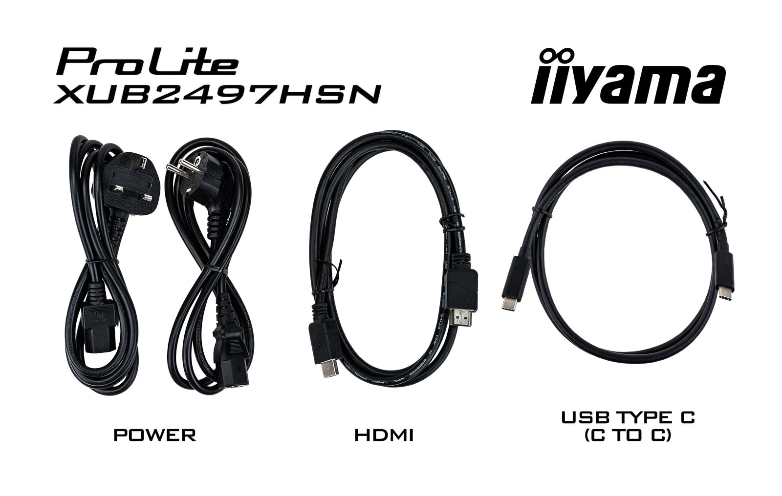 iiyama ProLite XUB2497HSN-W1 23.8" 100Hz 1ms IPS Full HD Desktop Monitor Desktop Monitor iiyama