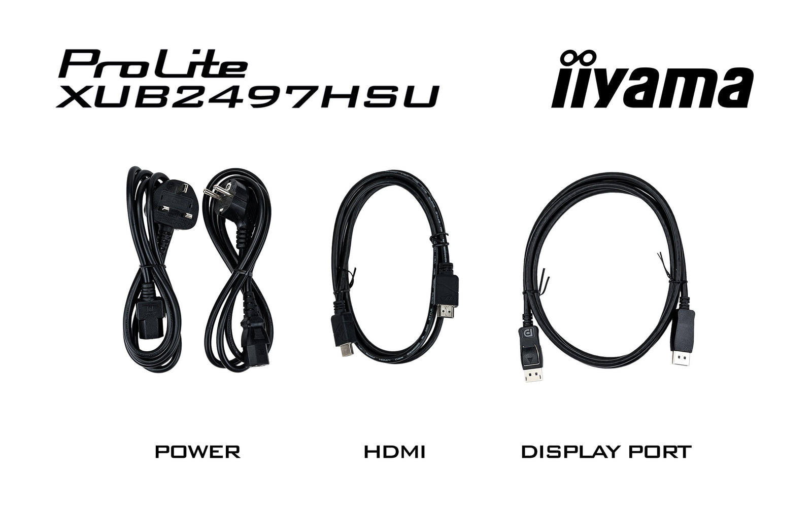 iiyama ProLite XUB2497HSU-B2 24" 100Hz 1ms Full HD IPS Monitor Desktop Monitor iiyama