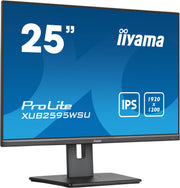 iiyama ProLite XUB2595WSU-B5 25" IPS 60Hz Monitor Desktop Monitor iiyama