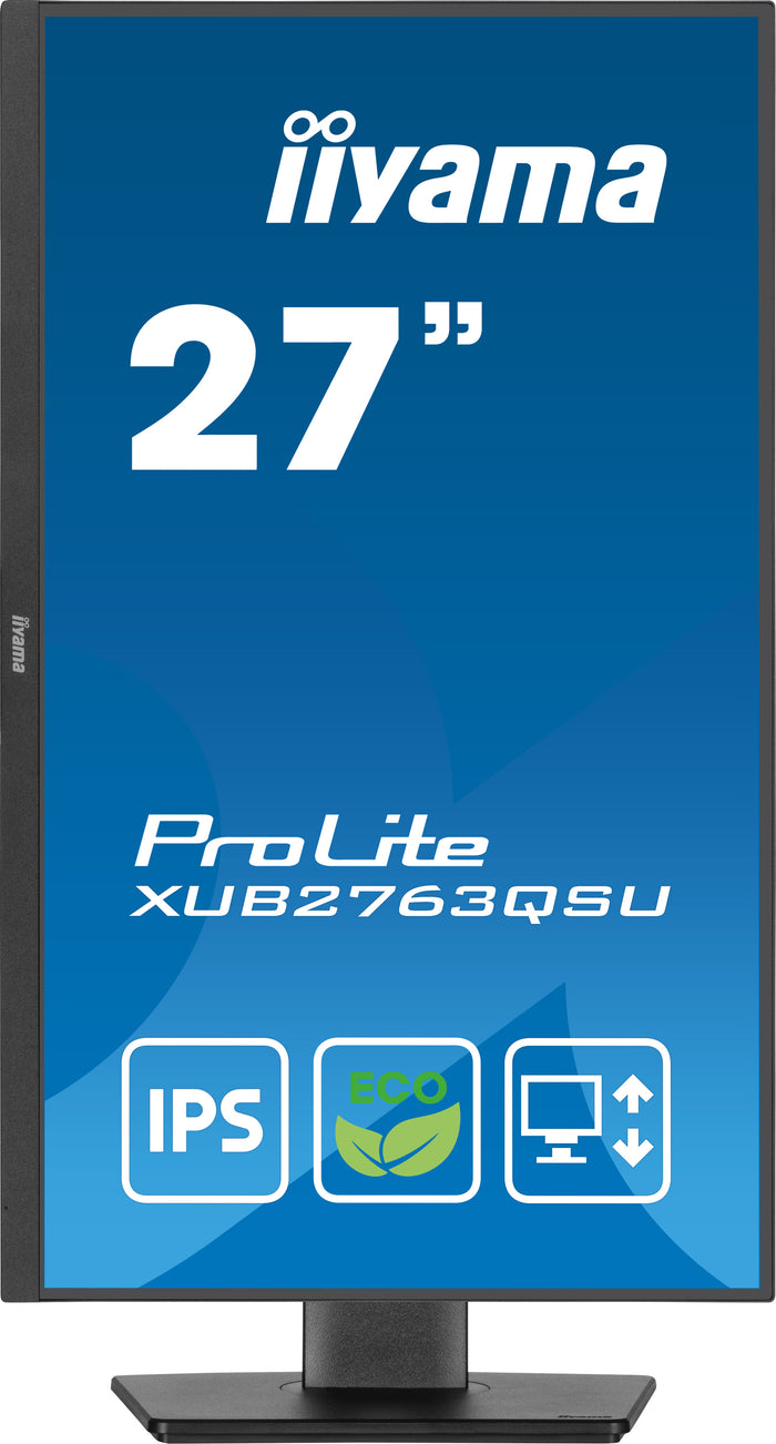 iiyama ProLite XUB2763QSU-B1 27" 100Hz 2ms IPS QHD Desktop Monitor Desktop Monitor iiyama