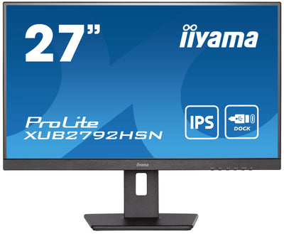 iiyama ProLite 27" FHD IPS Desktop Monitor | XUB2792HSN-B5 Desktop Monitor iiyama