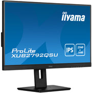 iiyama ProLite XUB2792QSU-B5 27" WQHD 75Hz Desktop Monitors Desktop Monitor iiyama