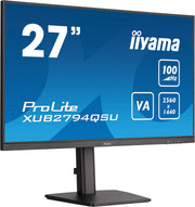 iiyama ProLite XUB2794QSU-B6 27" WQHD 100Hz Monitor Desktop Monitor iiyama