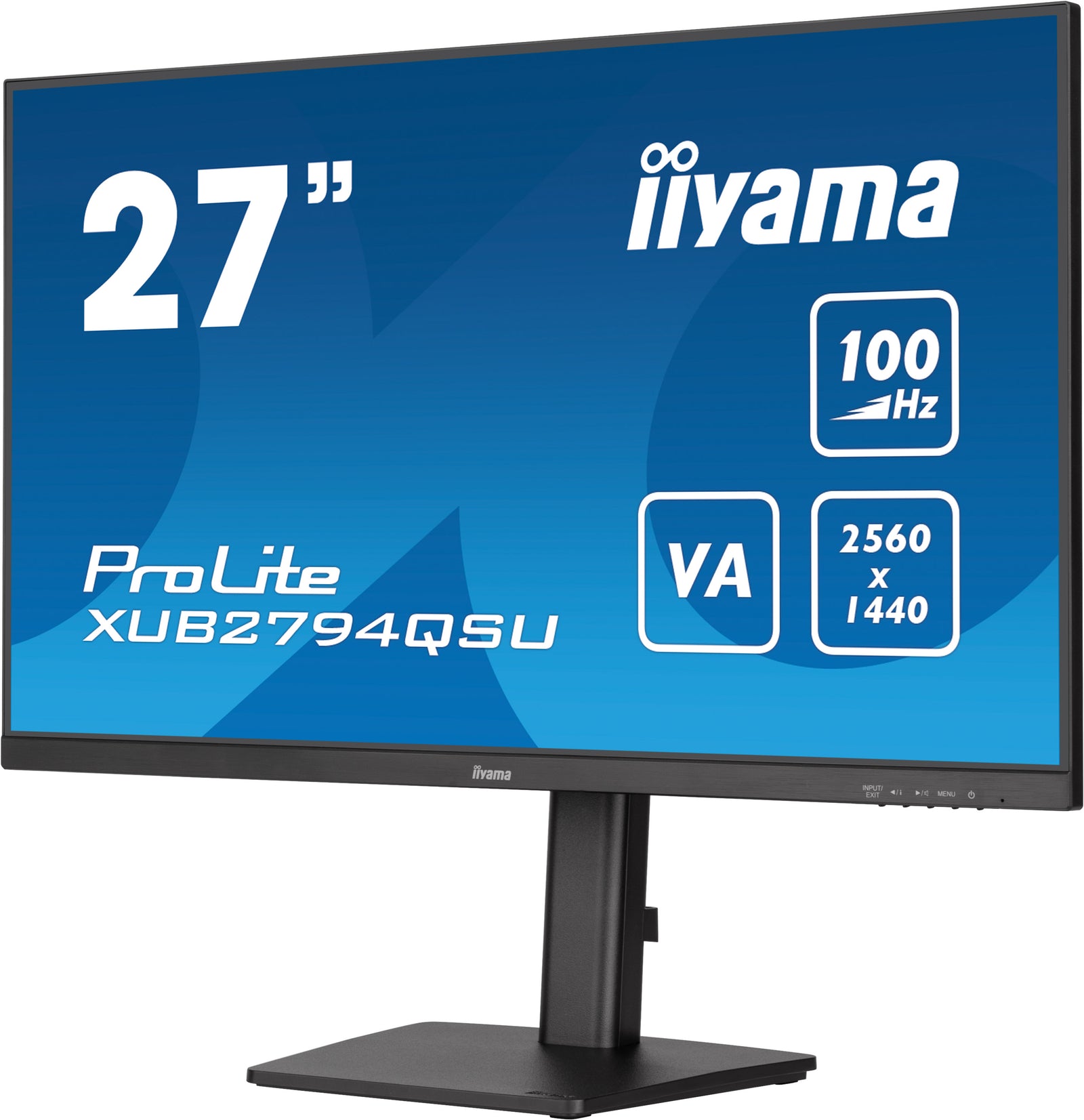 iiyama ProLite XUB2794QSU-B6 27" WQHD 100Hz Monitor Desktop Monitor iiyama