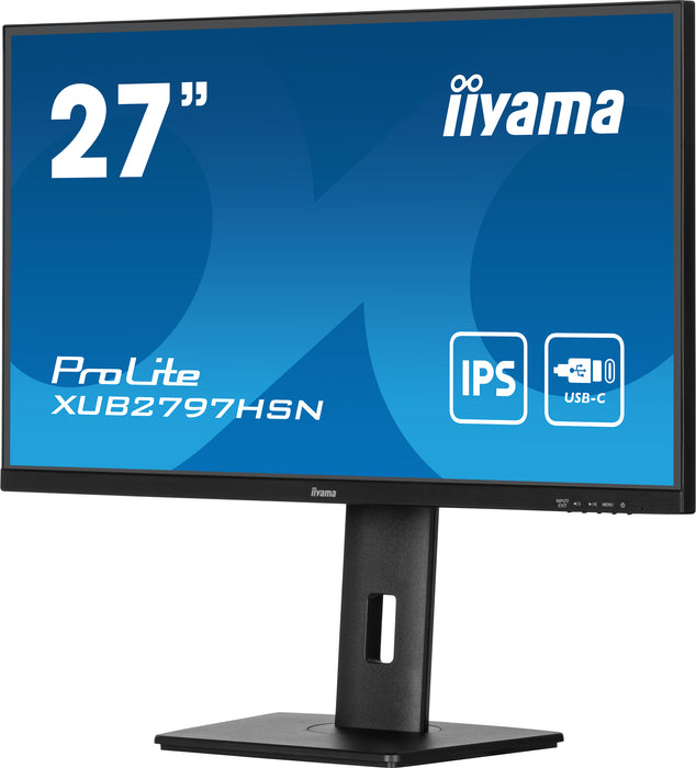 iiyama ProLite XUB2797HSN-B2 27" 100Hz Full HD IPS Desktop Monitor