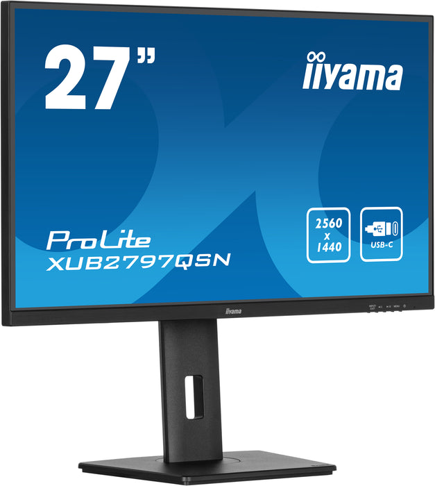 iiyama ProLite XUB2797QSN-B1 27" WQHD IPS 100Hz Desktop Monitor