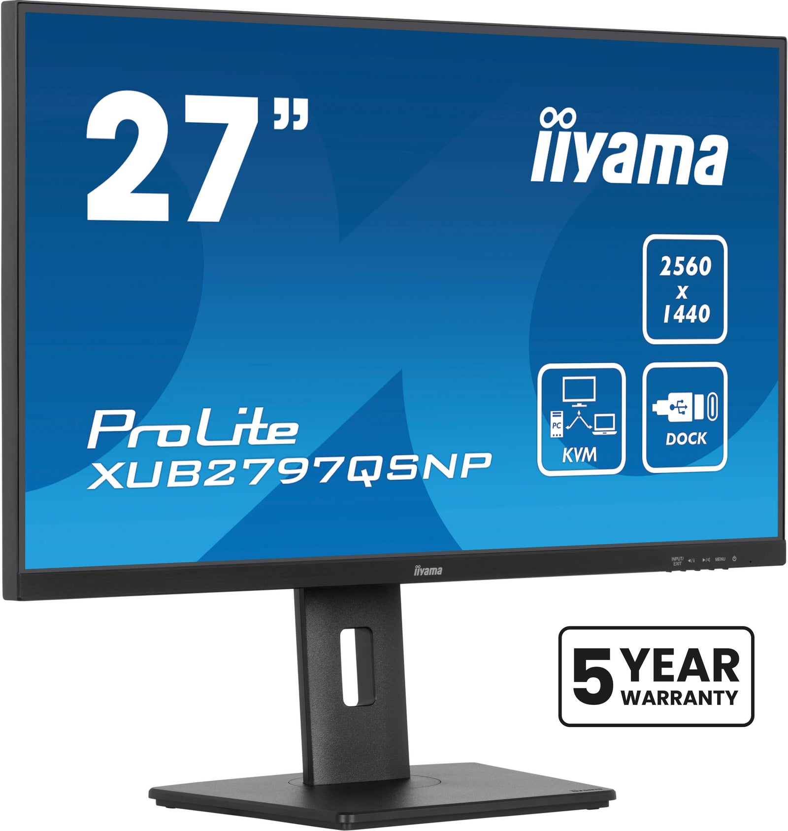 iiyama ProLite XUB2797QSNP-B1 27" 100Hz 1ms IPS Desktop Monitor Desktop Monitor iiyama
