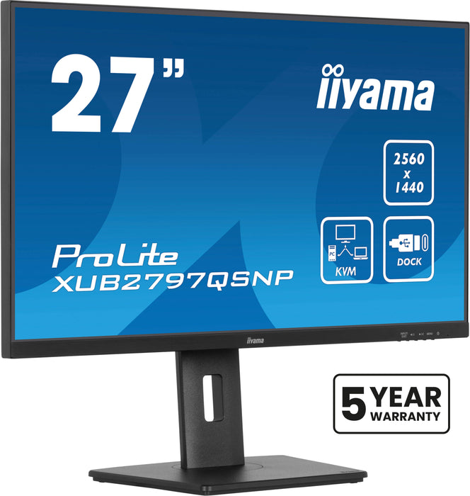 iiyama ProLite XUB2797QSNP-B1 27" 100Hz 1ms IPS Desktop Monitor