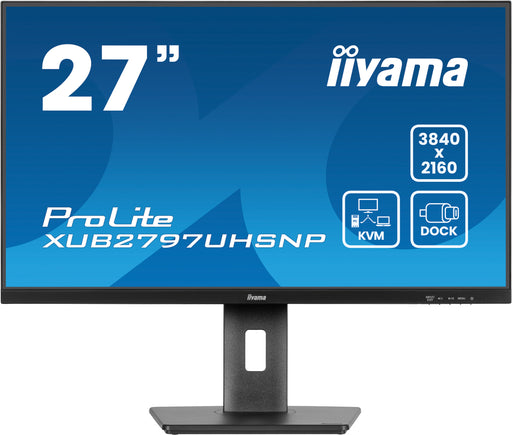 iiyama ProLite XUB2797UHSNP-B1 27" 4K 60Hz 4ms IPS Desktop Monitor