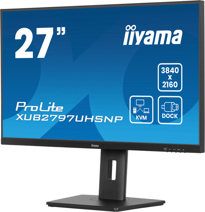 iiyama ProLite XUB2797UHSNP-B1 27" 4K 60Hz 4ms IPS Desktop Monitor