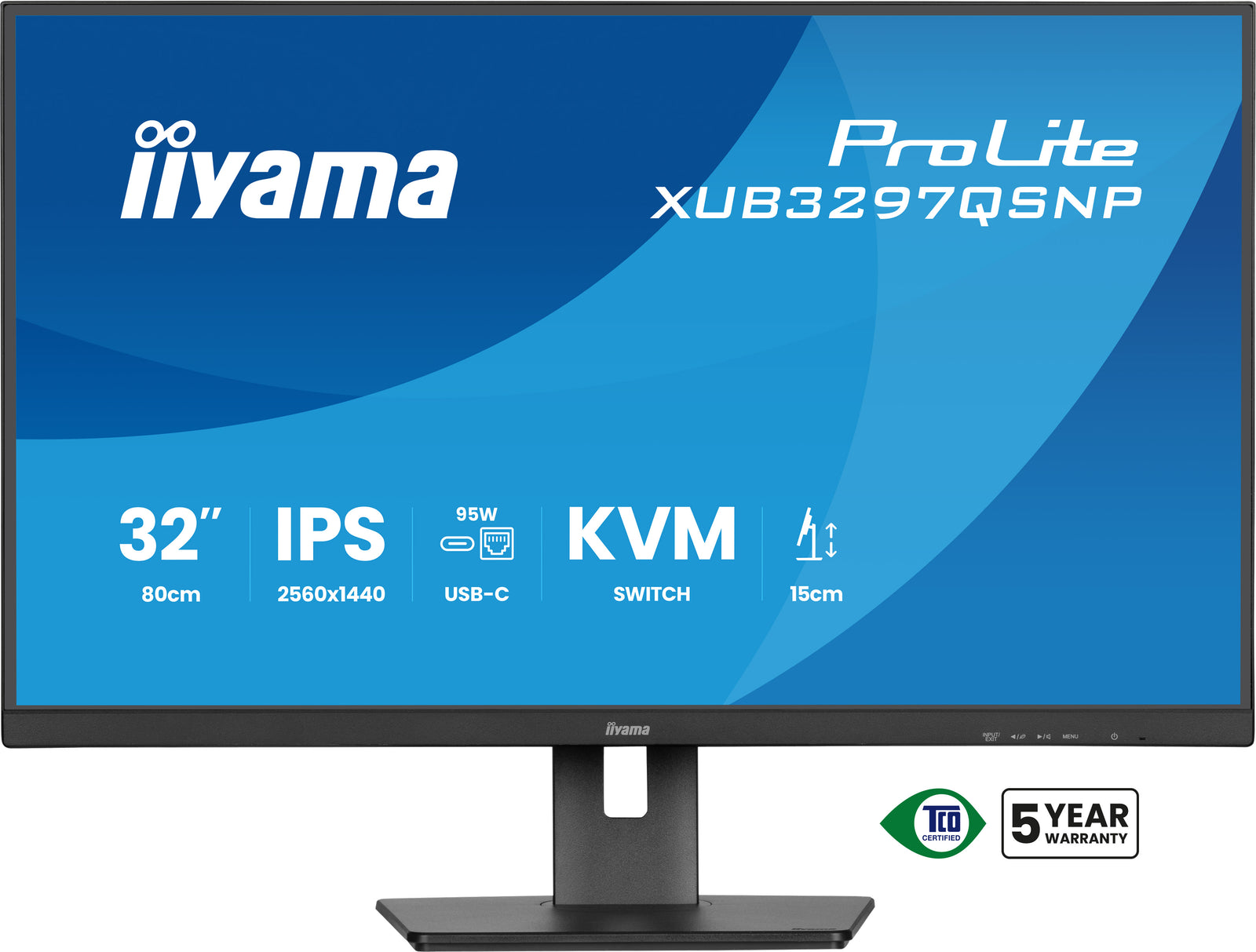 iiyama ProLite XUB3297QSNP-B1 32" 100Hz 1ms QHD Desktop Monitor Desktop Monitor iiyama